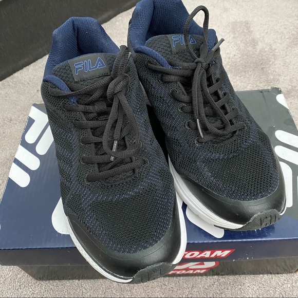 Fila Mens Startup Memory Foam Athletic 